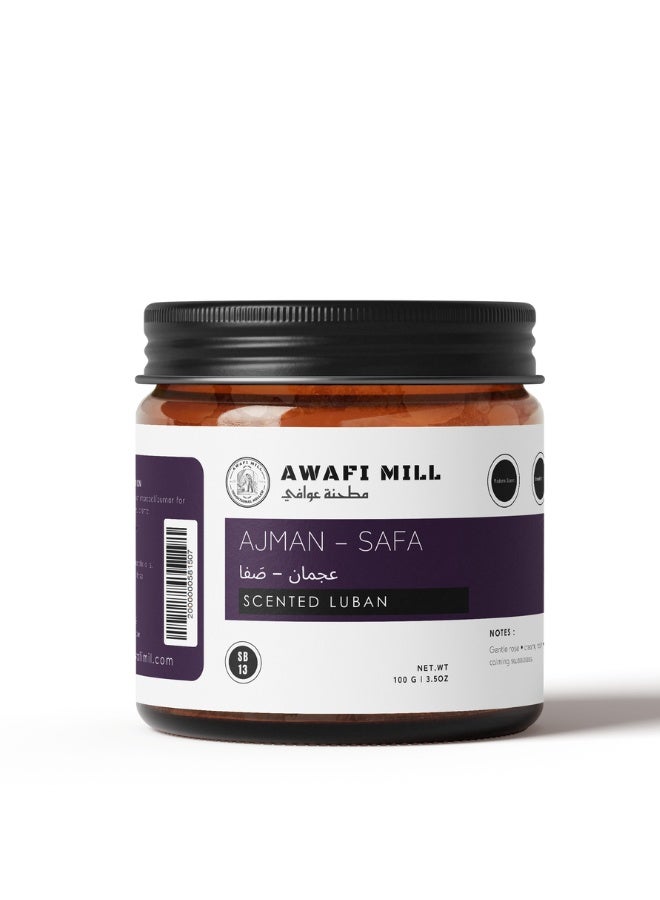 أباميك أوافي ميل عجمان - لبان معطر برائحة الصفا (100 غرام (3.5 أونصة)) | نفحات رقيقة من الورد والمسك النظيف | دفء راتنجي كريمي | مناسب للمباخر التي تعمل بالفحم أو الكهرباء | بخور معطر للمنزل - Image 1